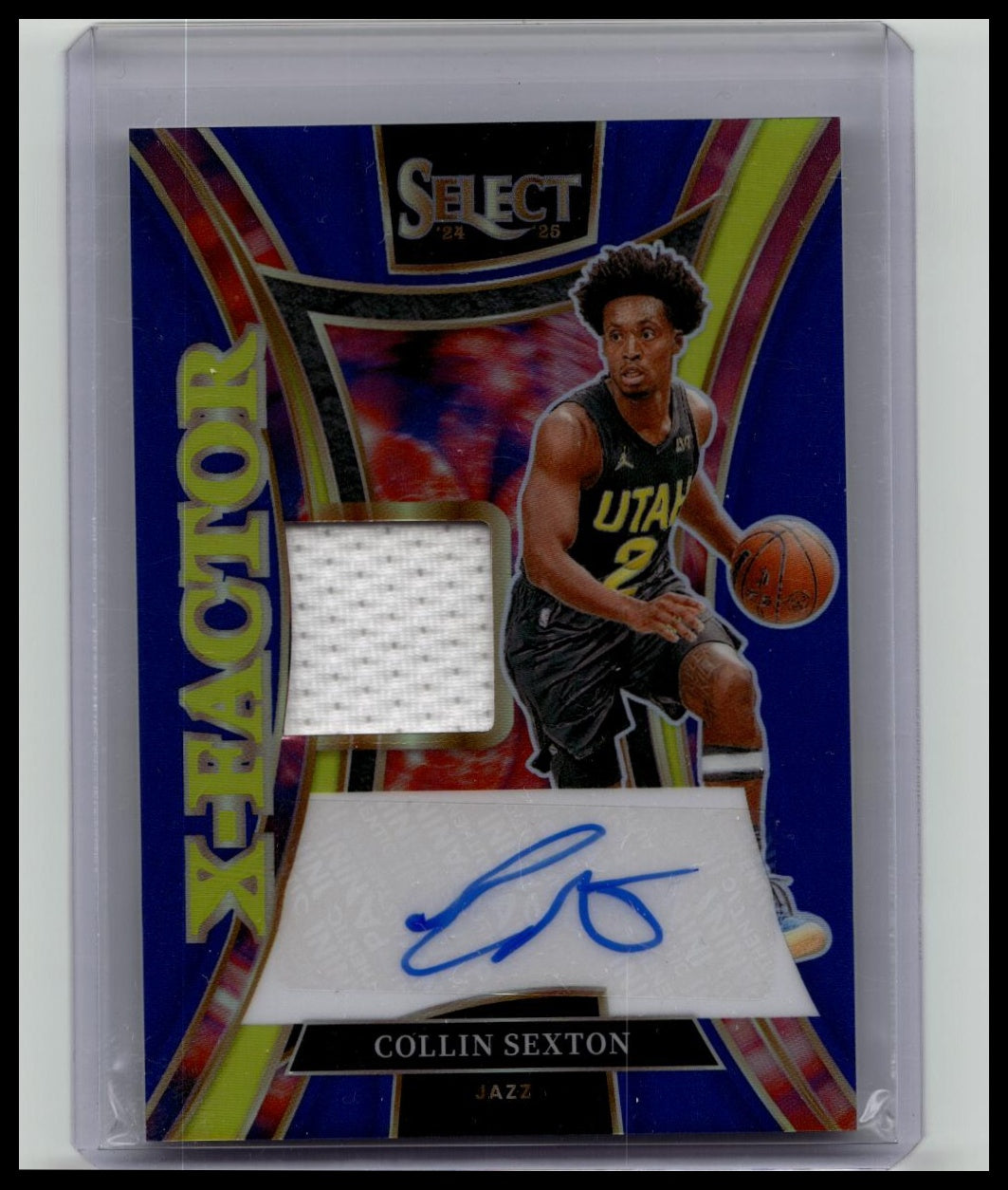 2024-25 Select Collin Sexton X-Factor Patch Jersey Prizm Auto /49 #XMS-SEX