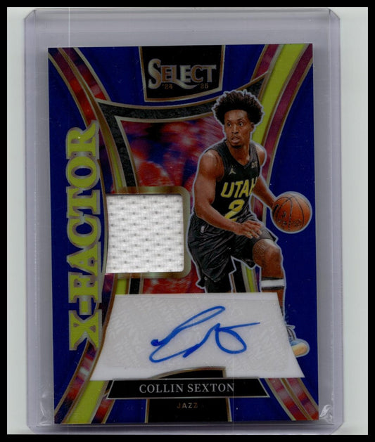 2024-25 Select Collin Sexton X-Factor Patch Jersey Prizm Auto /49 #XMS-SEX