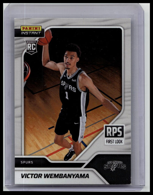 2023-24 Panini Instant Victor Wembanyama First Look RPS-1 NBA Rookie Card