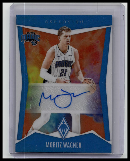 MORITZ WAGNER 2023-24 PHOENIX ASCENSION ORANGE MAGIC AUTO /49