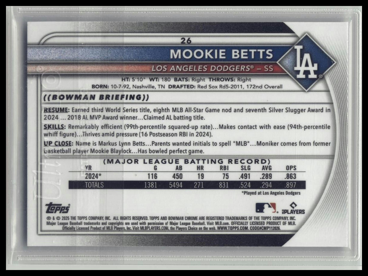 2025 Bowman Chrome Fuchsia