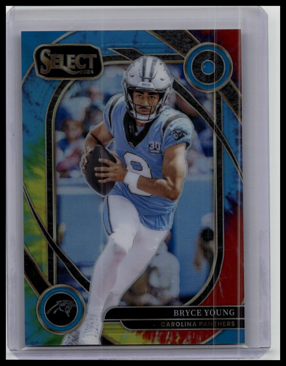 2024 Select Bryce Young Club Level Tie Dye Prizm /25 #213 Panthers