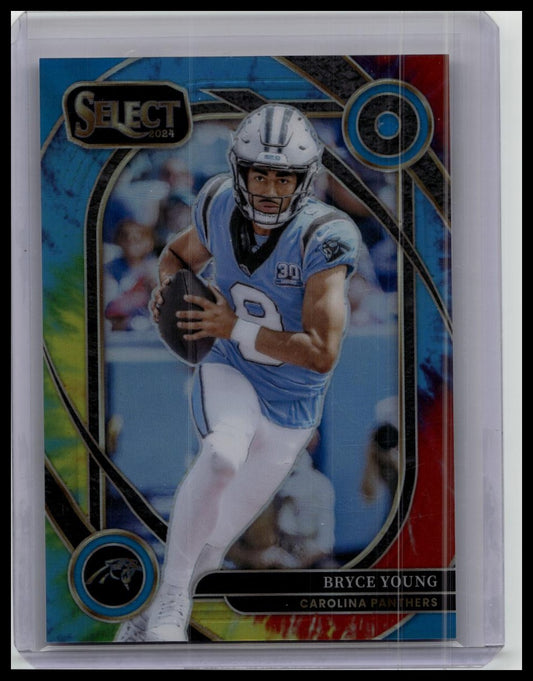 2024 Select Bryce Young Club Level Tie Dye Prizm /25 #213 Panthers