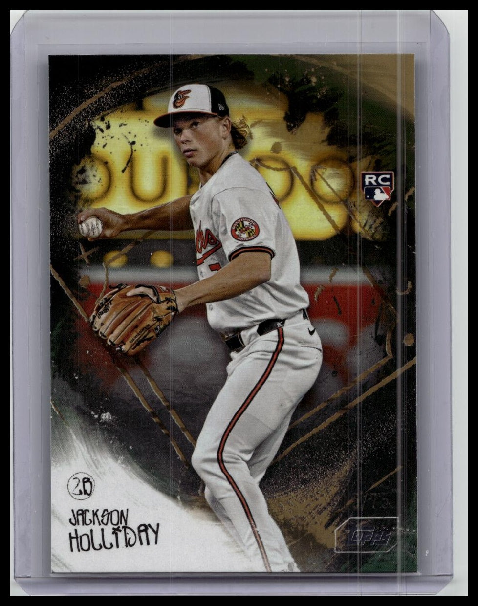 JACKSON HOLLIDAY RC GOLD PARALLEL 15/75 ALL-CLASS 2024 TOPPS UPDATE AC-22