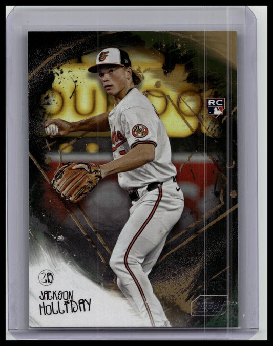JACKSON HOLLIDAY RC GOLD PARALLEL 15/75 ALL-CLASS 2024 TOPPS UPDATE AC-22