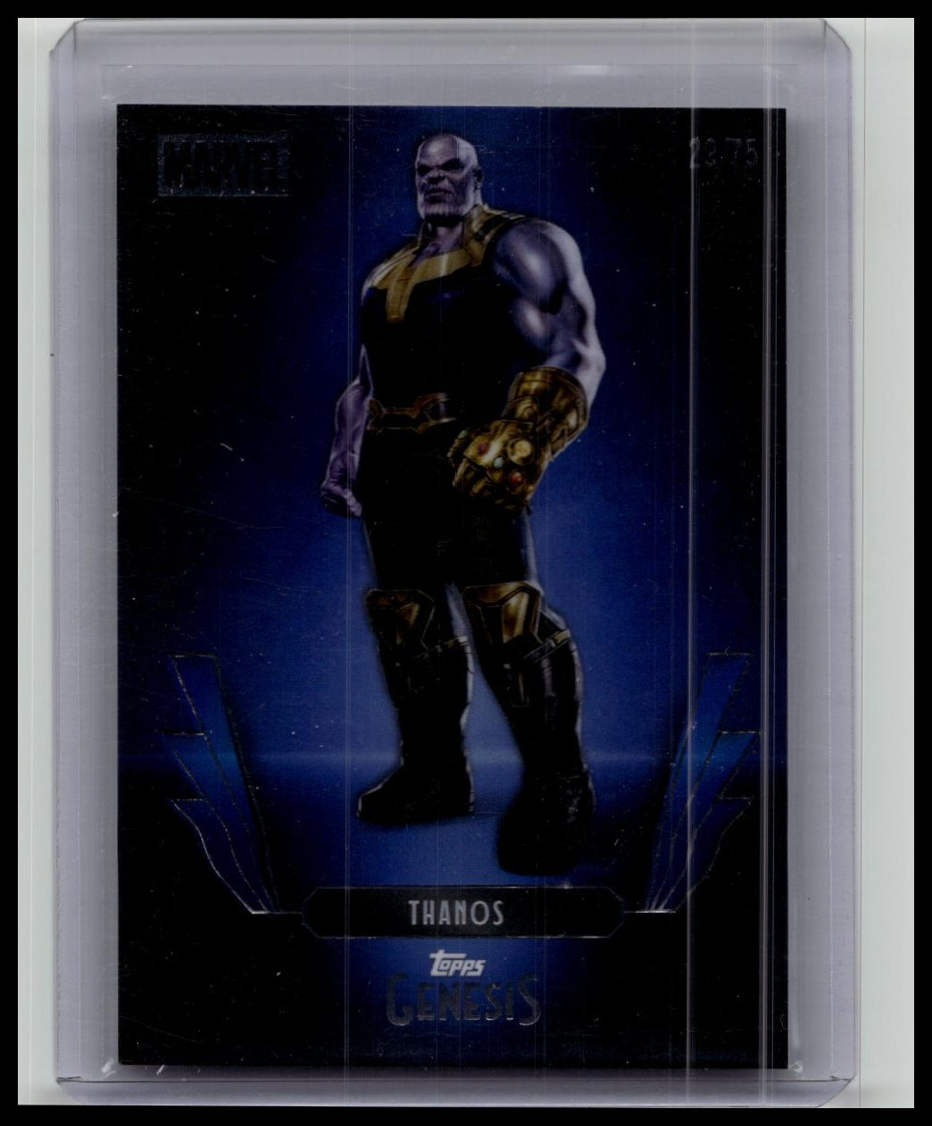 2025 Topps Genesis Marvel THANOS Blue 29/75 #82