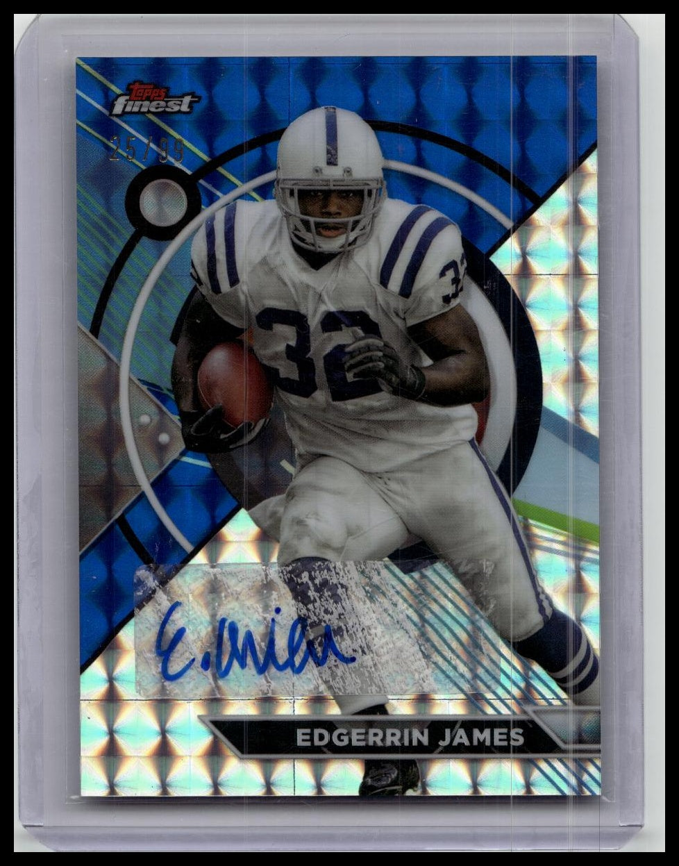 Edgerrin James 2024 Topps Composite Refractor AUTO /99 COLTS