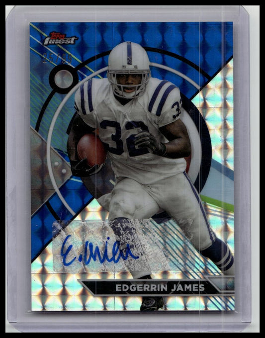 Edgerrin James 2024 Topps Composite Refractor AUTO /99 COLTS