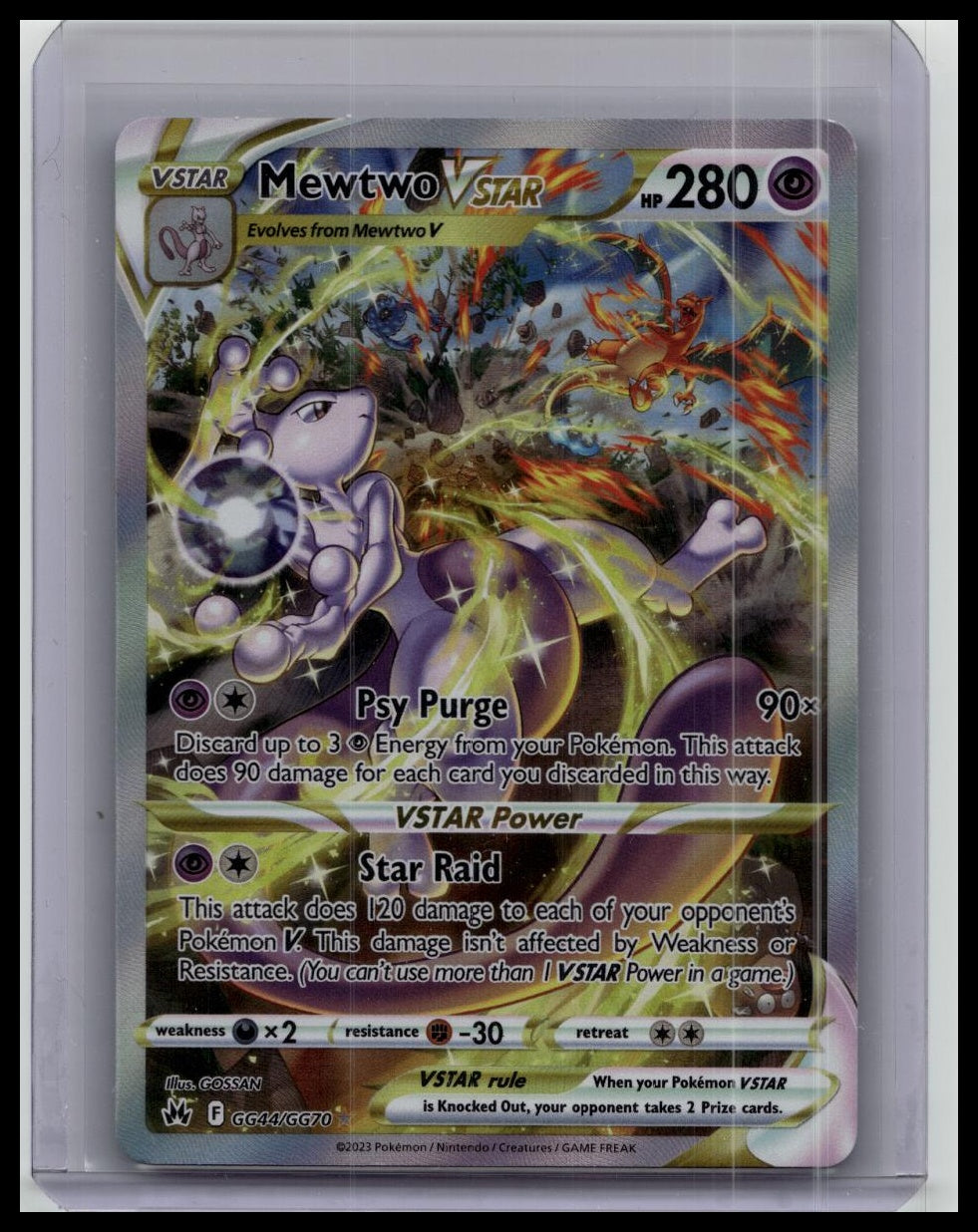 Mewtwo VSTAR GG44/GG70 Ultra Rare Holo Pokemon Crown Zenith