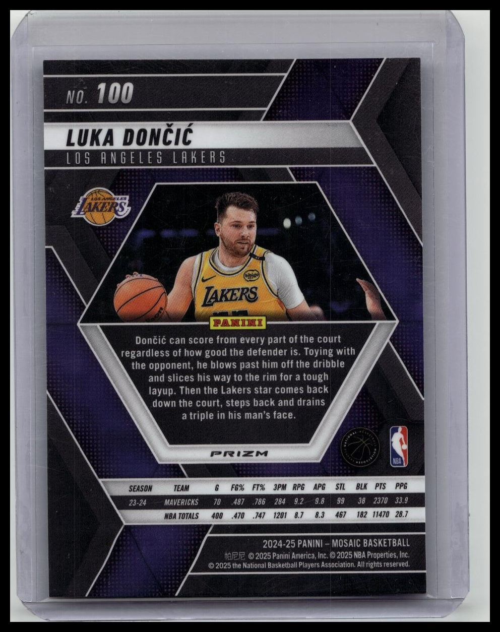 2024-25 Mosaic - Luka Doncic Lakers Genesis