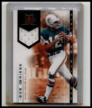 2012 Panini Momentum Materials - Bob Griese #2 036/199 SP Relic Dolphins
