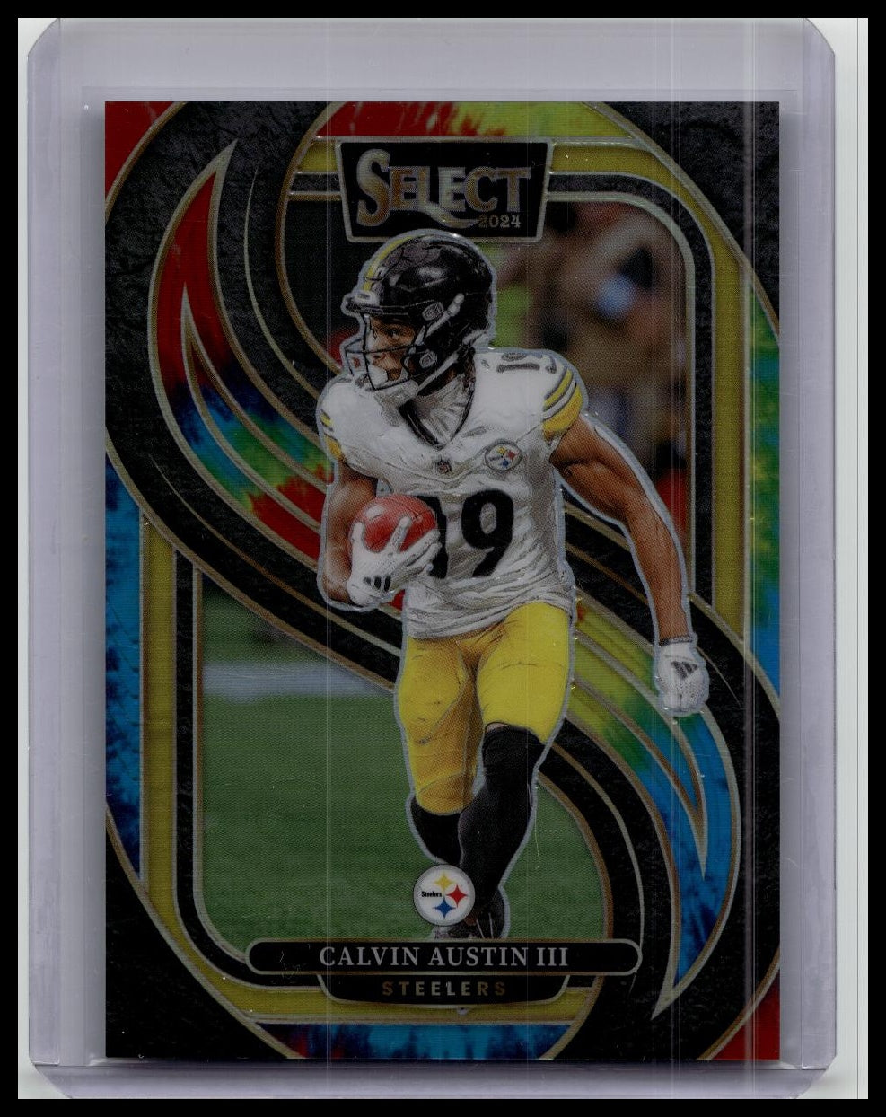 CALVIN AUSTIN III 2024 SELECT PREMIER LEVEL TIE DYE STEELERS /25
