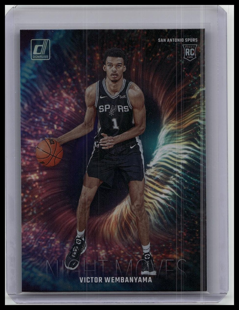 2023-24 PANINI DONRUSS VICTOR WEMBANYAMA NIGHT MOVES ROOKIE CASE HIT SSP