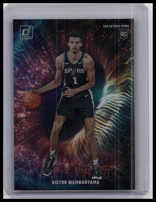 2023-24 PANINI DONRUSS VICTOR WEMBANYAMA NIGHT MOVES ROOKIE CASE HIT SSP