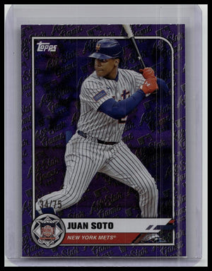 2025 Topps All-Star Game Juan Soto #60 Purple New York Mets /75