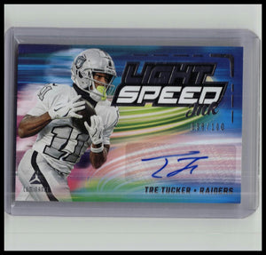 TRE TUCKER 2025 LUMINANCE LIGHT SPEED INK AUTOGRAPH AUTO /100
