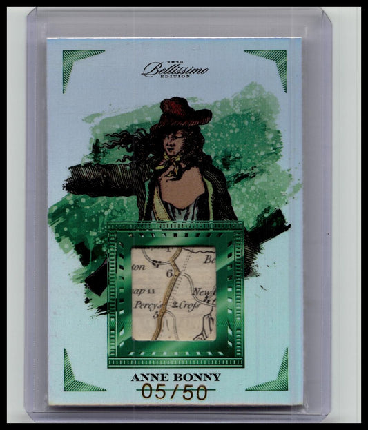 🔥🔥2023 Super Products Bellissimo Edition Relic Green 05/50 Anne Bonny 🔥🔥