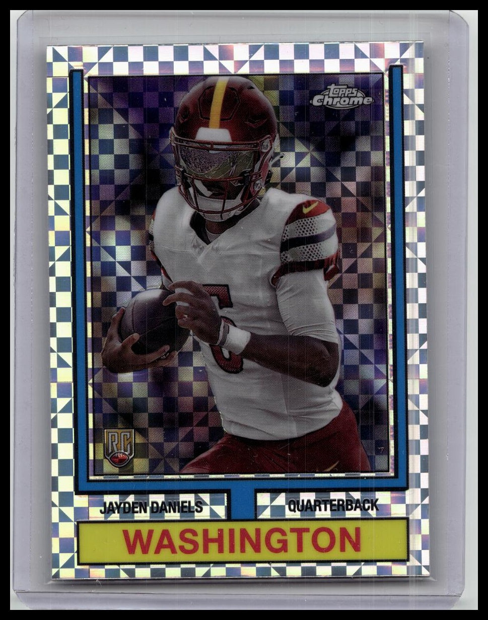 Jayden Daniels 2024 Topps Chrome - 1974 Topps Football #74TF-2 X-Fractor (RC)