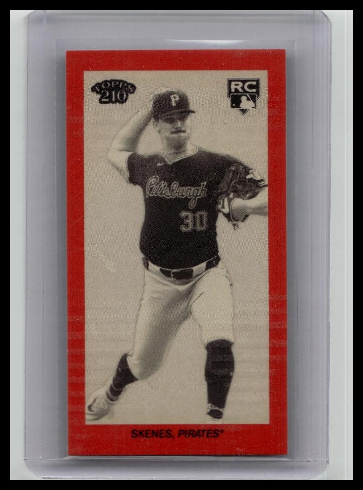 Paul Skenes RC 2024 Topps 206 T206 - T210 Series Parallel Short Print Pirates