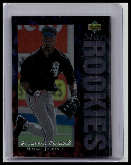 1994 Upper Deck - Michael Jordan #19 Electric Diamond Star Rookies White Sox
