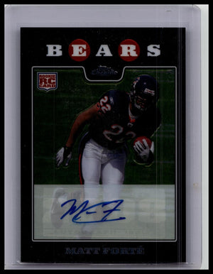 Matt Forte 2008 Topps Chrome Rookie Auto #TC191 Auto RC