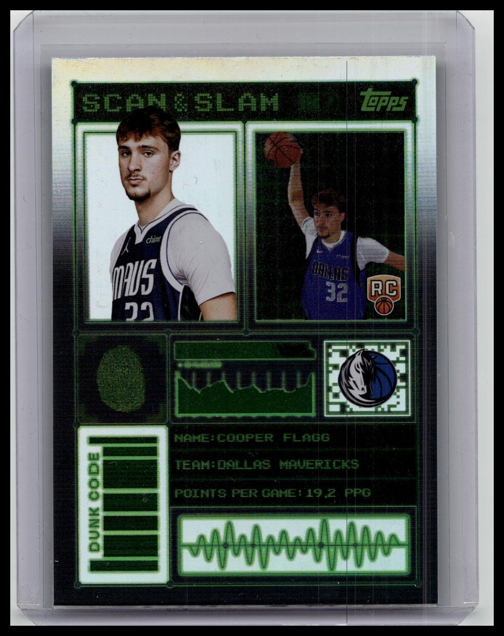 2025-26 Topps - Cooper Flagg #SS-26 Scan And Slam Mavericks Rookie (RC)