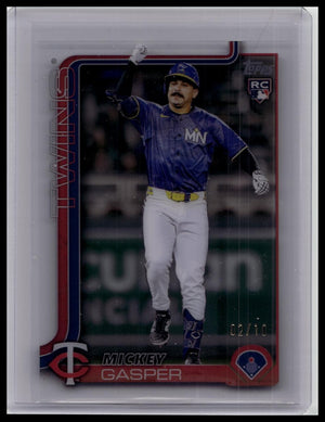 Mickey Gasper 2025 Topps Update Acetate 2/10 Card #US291 CASE HIT SSP
