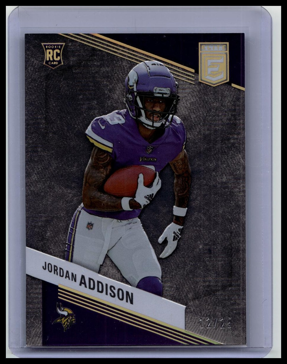 2023 Donruss Elite Jordan Addison Rookie Black /25