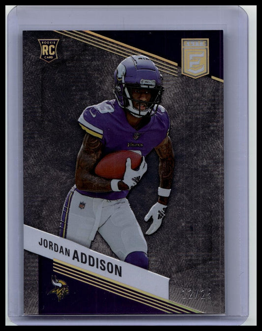 2023 Donruss Elite Jordan Addison Rookie Black /25