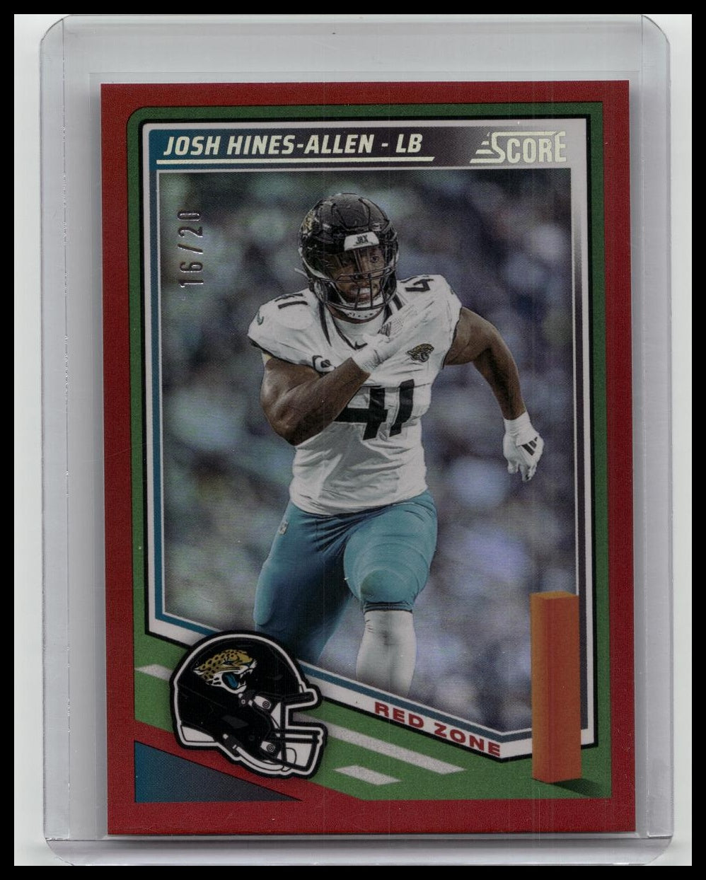 2025 Score Josh Hines Allen Red Zone /20