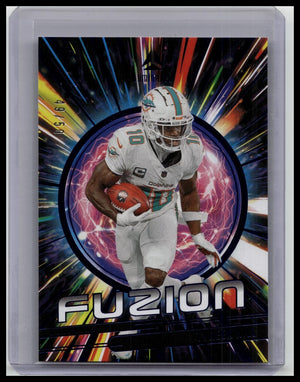 Tyreek Hill 2025 Panini Luminance Fuzion Insert Blue /50 SSP Miami Dolphins