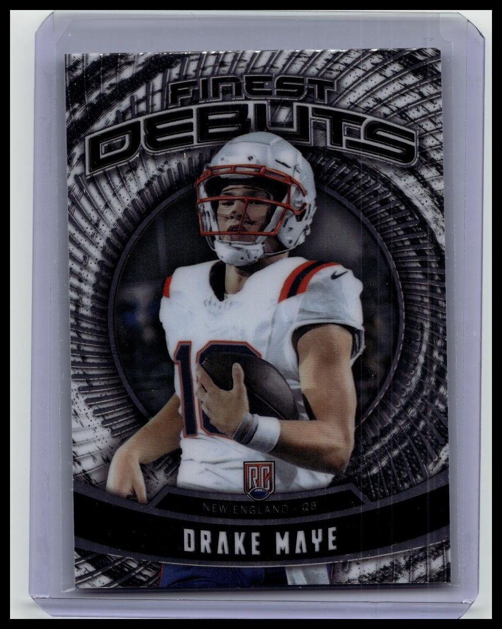 2024 Finest Drake Maye Debuts RC Rookie #D-3 Patriots