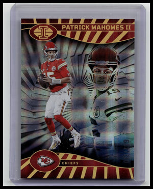 Patrick Mahomes II #42 Trophy Collection Mirrored /499 2024 Panini Illusions