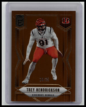 2025 Panini Donruss Elite Bronze Foil Trey Hendrickson Cincinnati Bengals /35