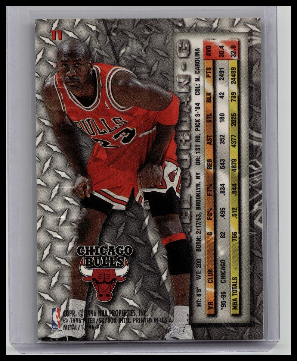 1996-97 Fleer Metal Michael Jordan #11