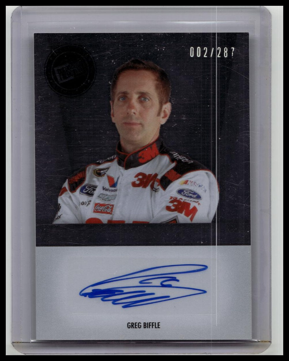 2011 Press Pass Premium Signatures Greg Biffle Auto