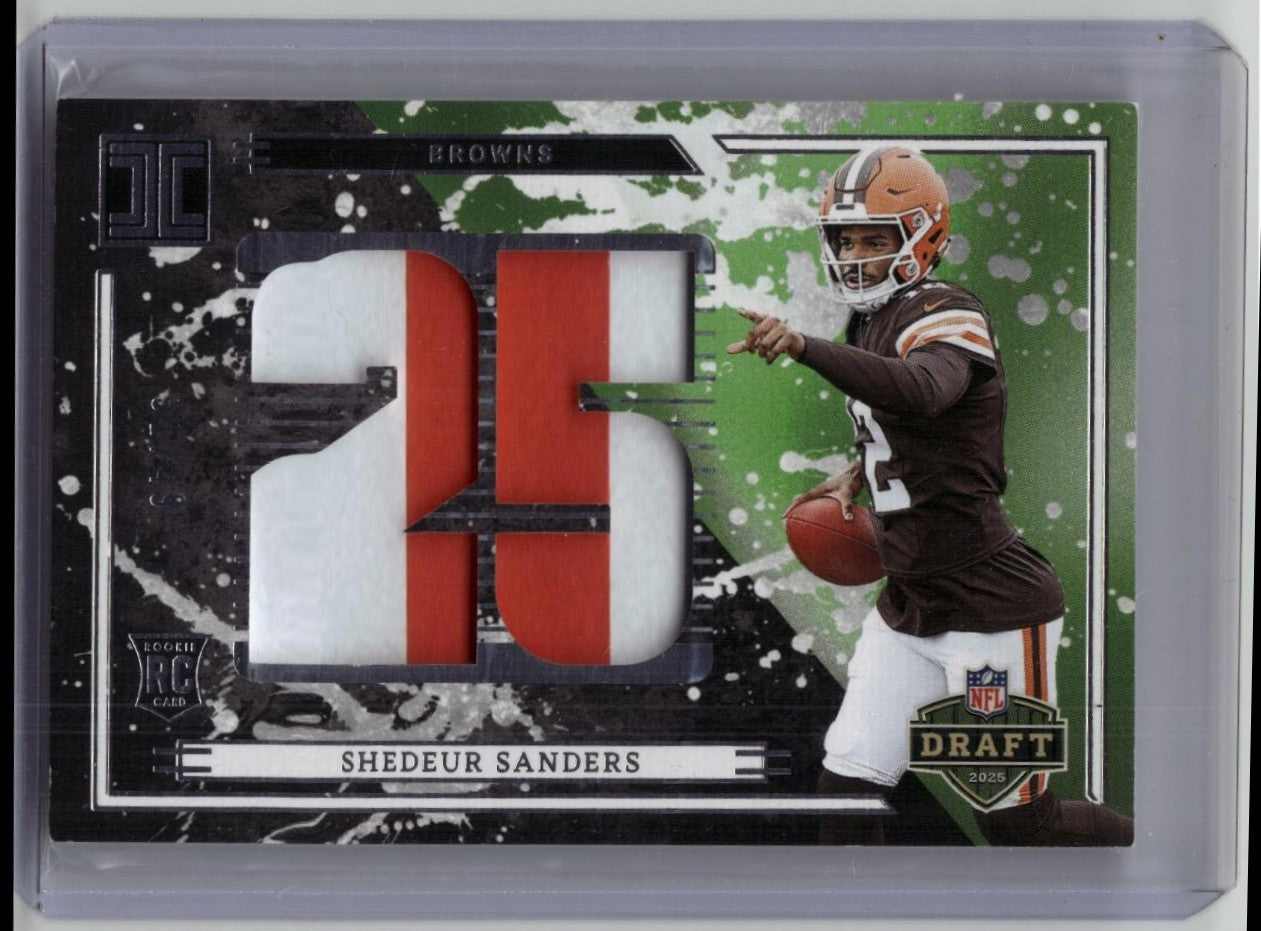 2025 Impeccable Shedeur Sanders Draft Picks /49 MEM RC
