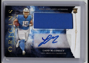 LADD MCCONKEY 2024 ORIGINS RPA ROOKIE PATCH AUTOGRAPH CHARGERS RC AUTO