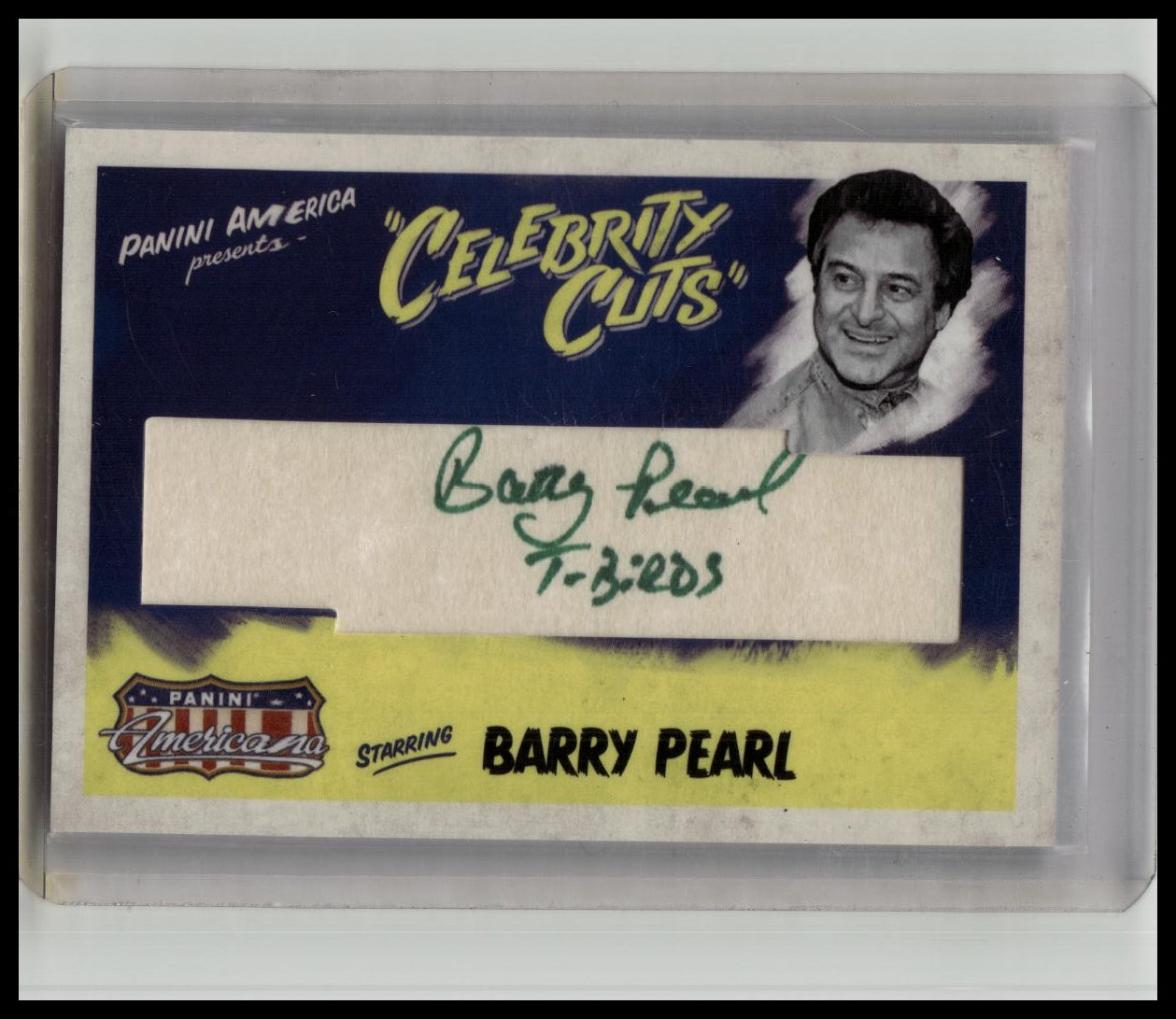 Barry Pearl 2011 Panini Americana Celebrity Cuts Autograph Auto /40 Grease