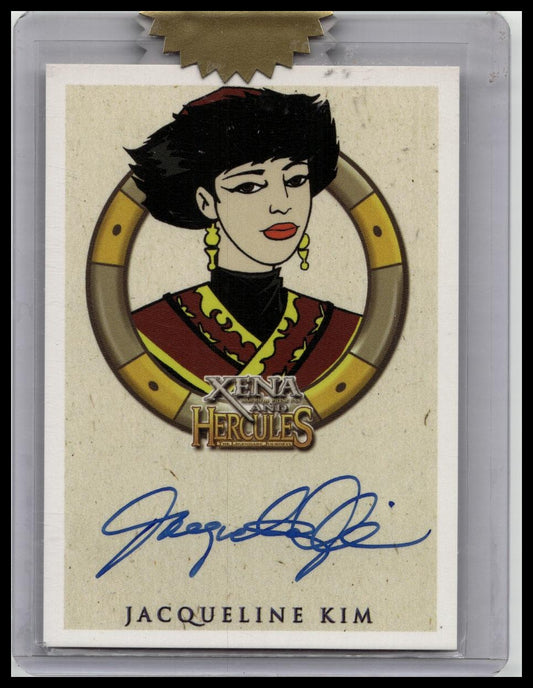 Xena Hercules Animated Autograph Card Jacqueline Kim Lao Ma