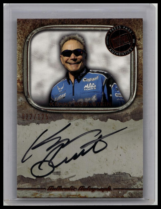 2010 Press Pass Legends Autographs Kenny Bernstein Auto /125