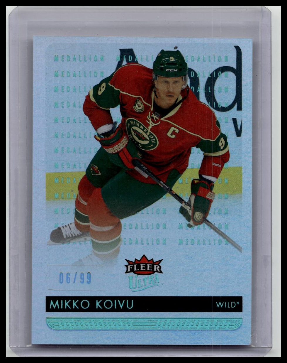 2014-15 Fleer Ultra Platinum Medallion /99 Mikko Koivu