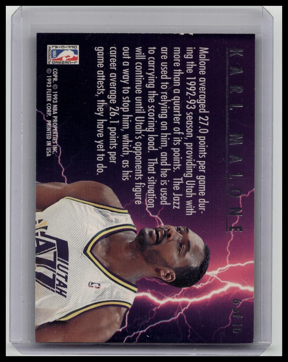 1993-94 Fleer Ultra Scoring Kings Karl Malone #6