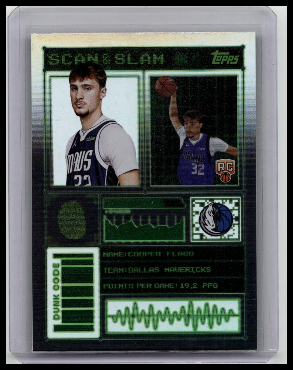 2025-26 Topps Basketball Cooper Flagg #SS-26 Scan And Slam Rookie Card