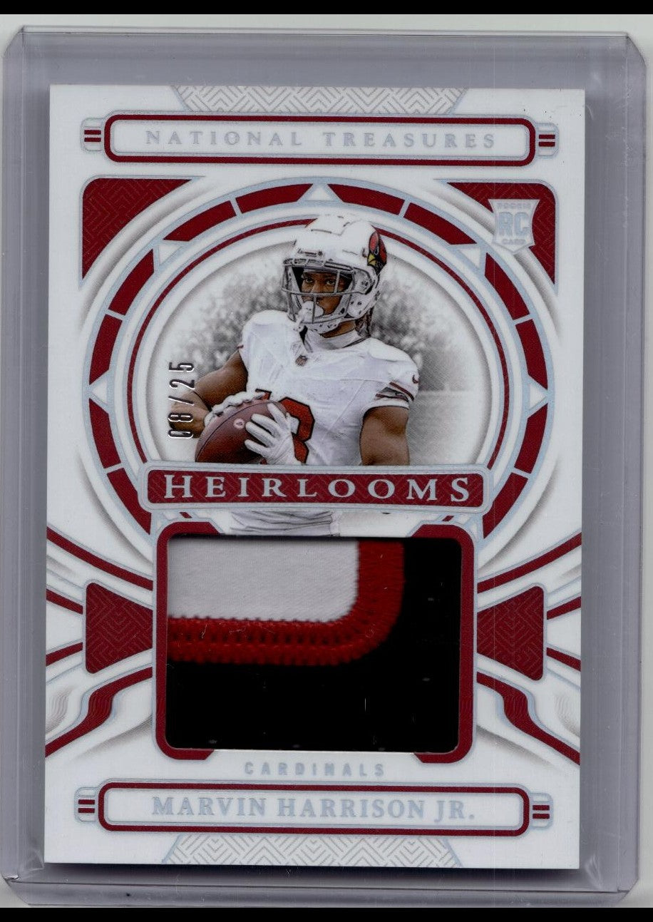 2024 National Treasures Heirlooms Marvin Harrison Jr. Jersey Relic /25