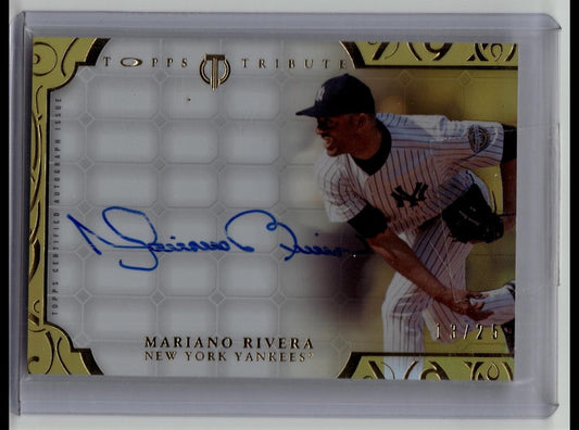 2015 Topps Tribute Mariano Rivera Auto /25
