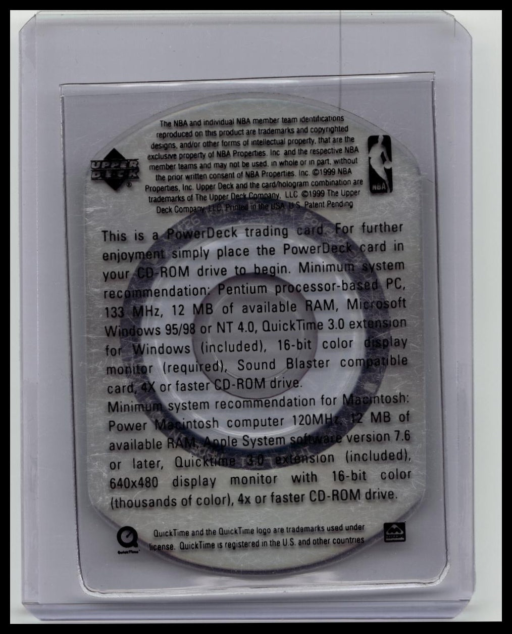 1999-00 Upper Deck Power Deck Disc Kobe Bryant #PD2