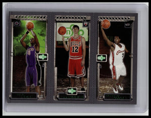 2003 Topps Rookie Matrix Lebron James Kirk Hinrich Chris Bosh #111-117-114