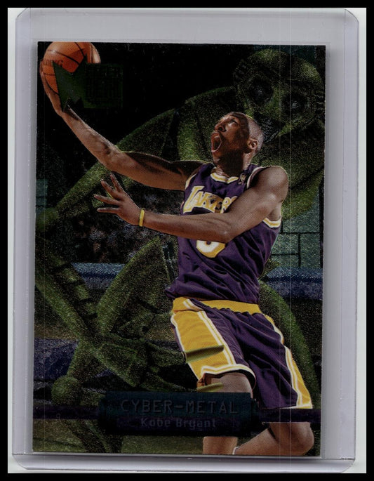 1996-97 Fleer Metal Kobe Bryant Cyber Metal RC Lakers