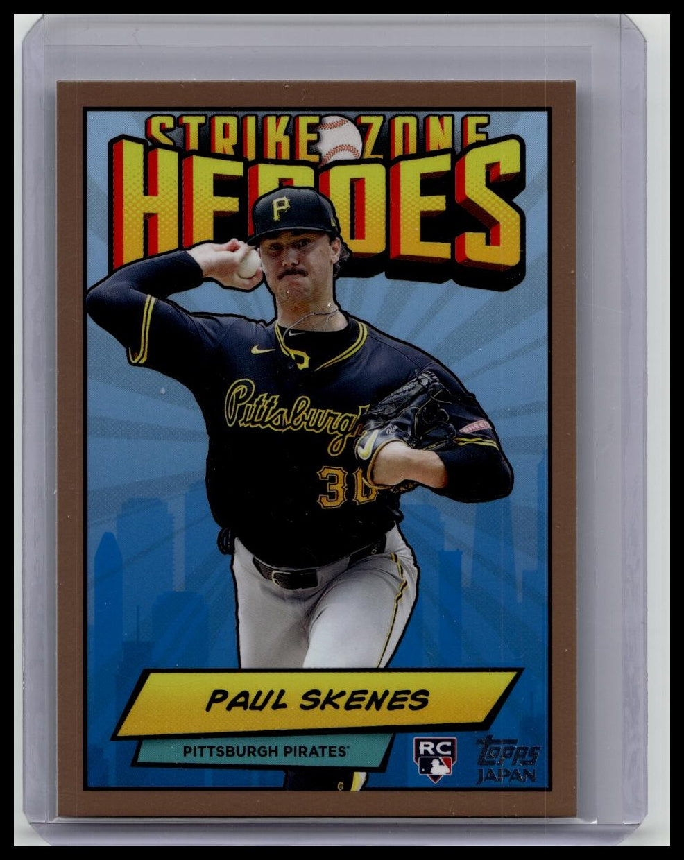 2024 Topps Baseball Japan Edition Strike Zone Heroes #SZH19 Paul Skenes RC /25